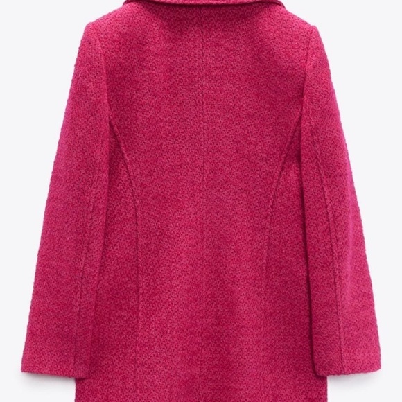 NWT Zara Textured Coat - Picture 4 of 5